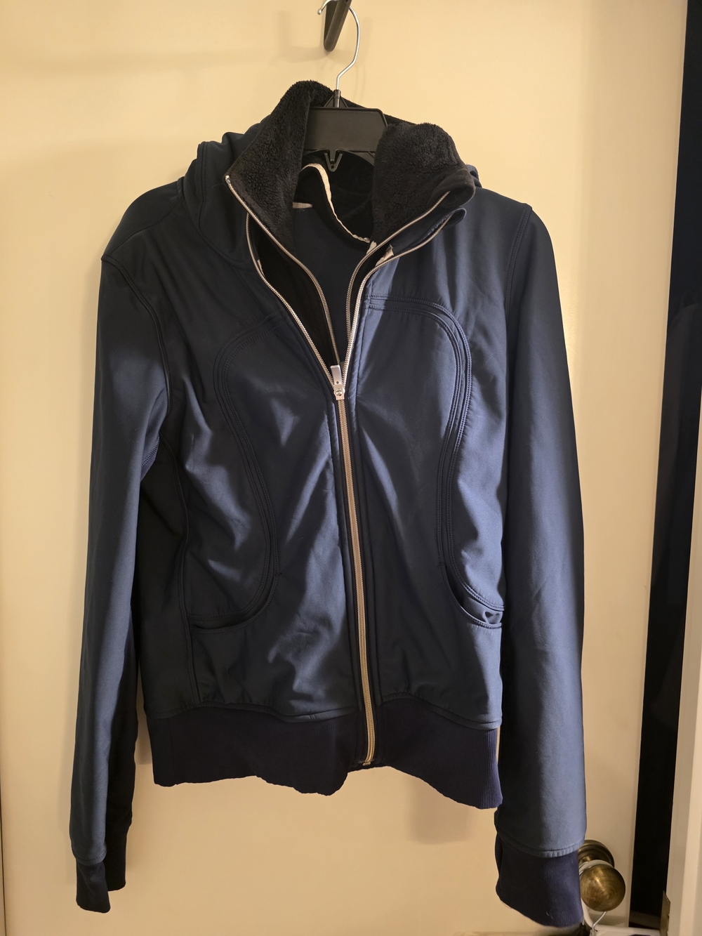 lululemon athletica Navy Blue Full-Zip Hoodie